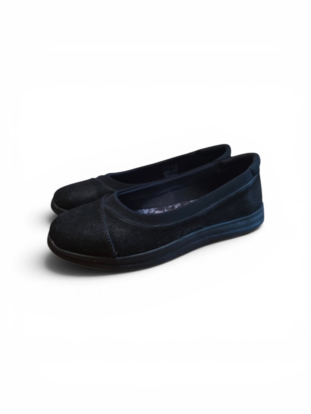 Clark’s Cloudsteppers Black Flats Size 6.5